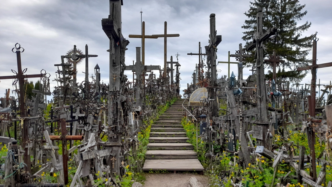 A VISIT TO THE HILL OF CROSSES, LITHUANIA