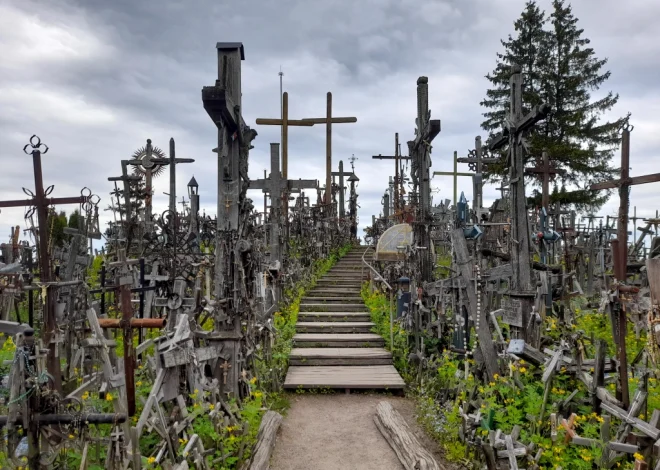 A Visit to the Hill of Crosses, Lithuania